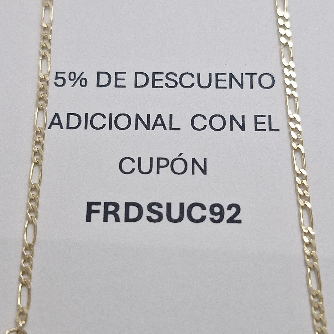 PULSERAS TEJIDO 3X1 ORO 14K 16 CM 0.9 GR (NUEVO)