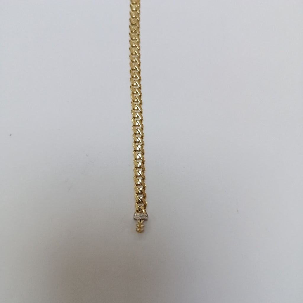 PULSERA MONACO ORO 14K 5.5 (NUEVO)