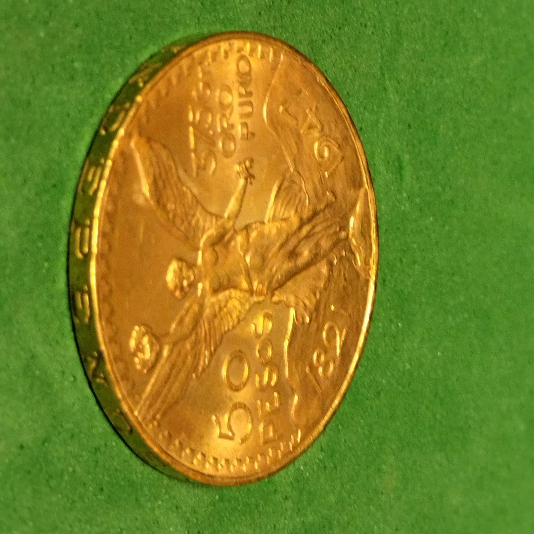 K1 41.6 GRMS 21 K IDENTIFICACIÓN MONEDA NOMINATIVA MONEDAS PESOS 50 PES (SEMINUEVO)