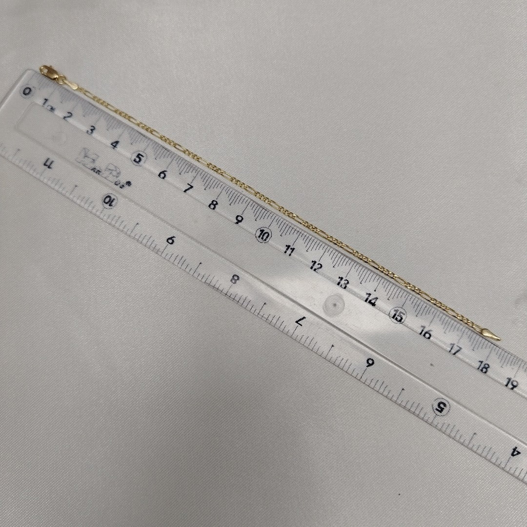 PULSERAS 3X1 ORO 14K 18 CM 1.5 GR (NUEVO)