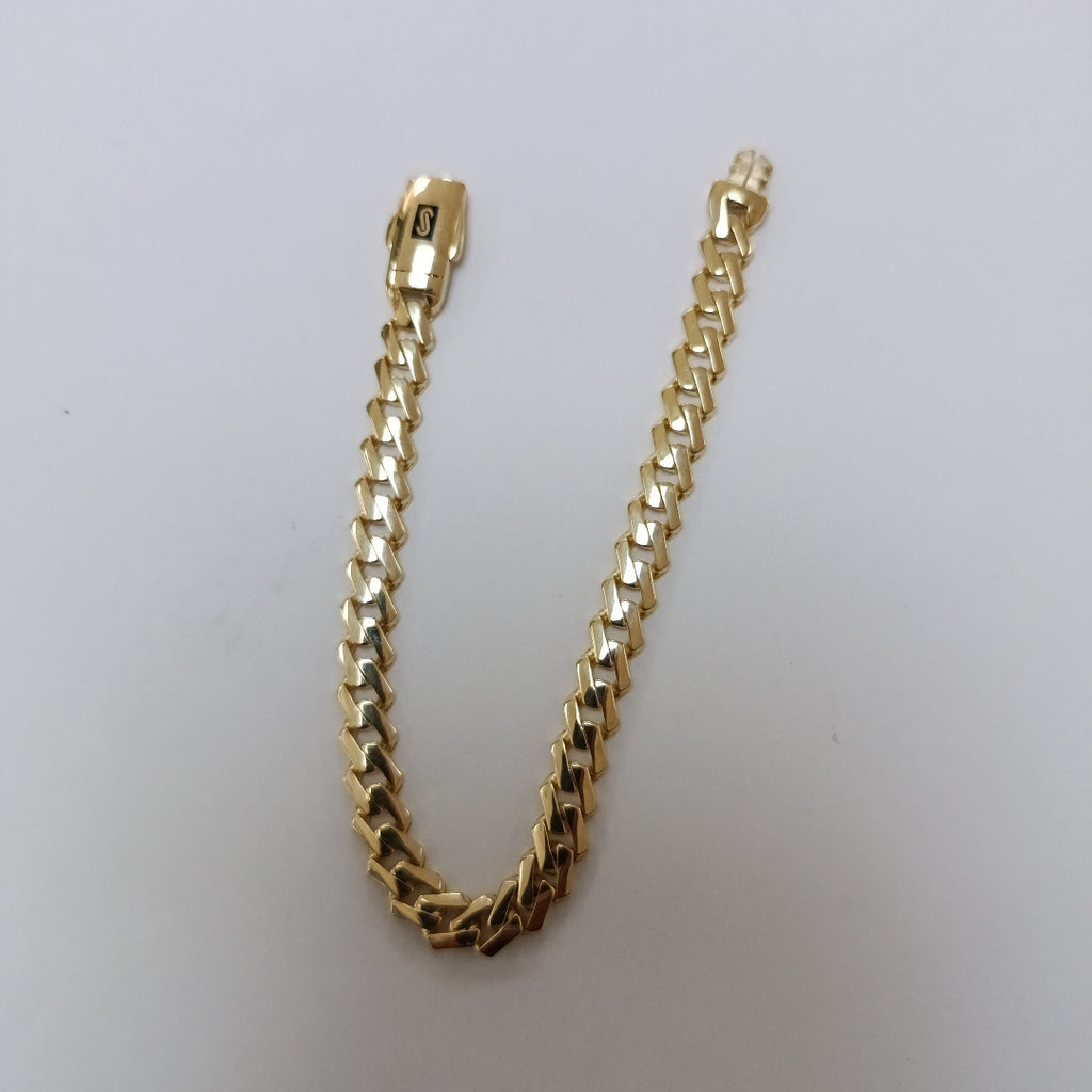 PULSERA MONACO ORO 10K 6 (NUEVO)