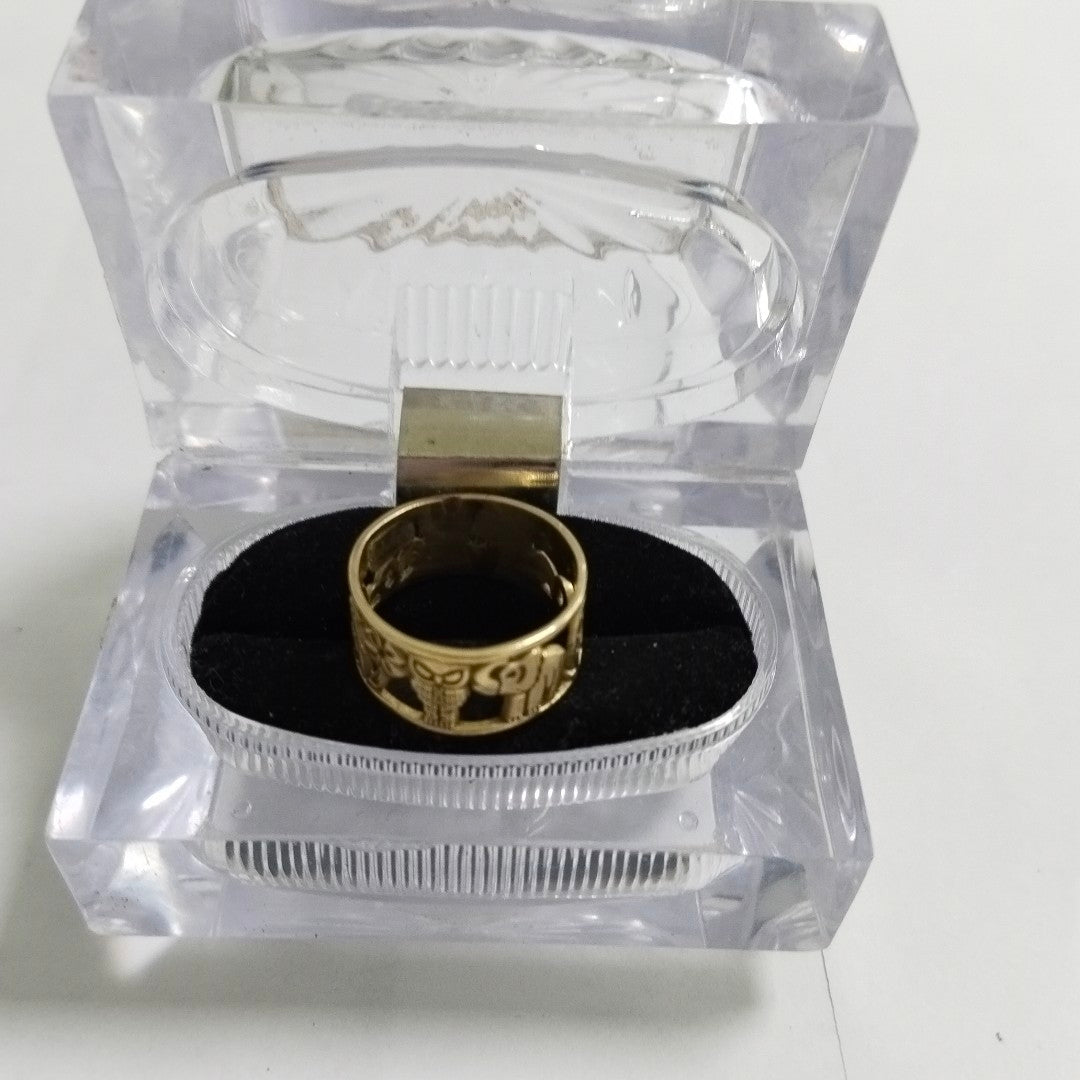 ARGOLLA DE LA SUERTE ORO 14 K 4,60 GRMS (SEMINUEVO)