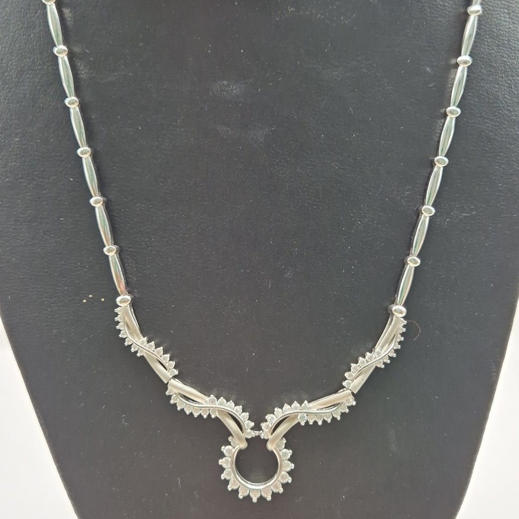 GARGANTILLA ORO BLANCO 14 K 16,80 GRMS (SEMINUEVO)