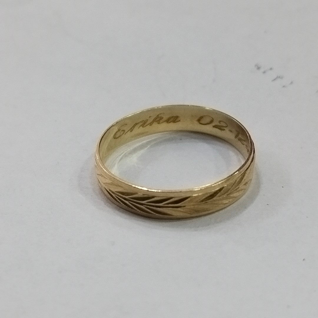 ARGOLLA ORO 10 K 1.2 GRMS (SEMINUEVO)