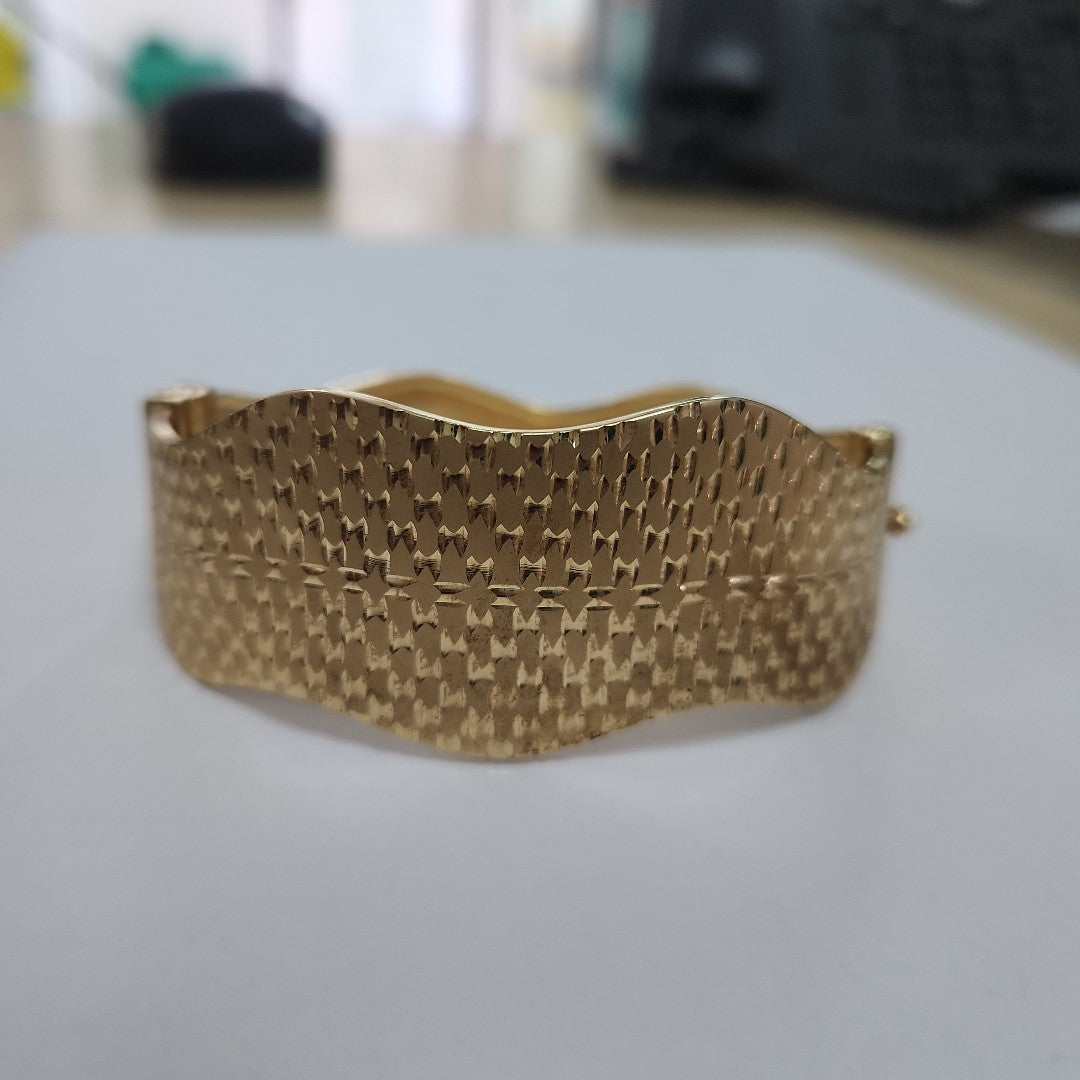 PULSERA RIGIDA ORO 14 K 20.3 GRMS (SEMINUEVO)