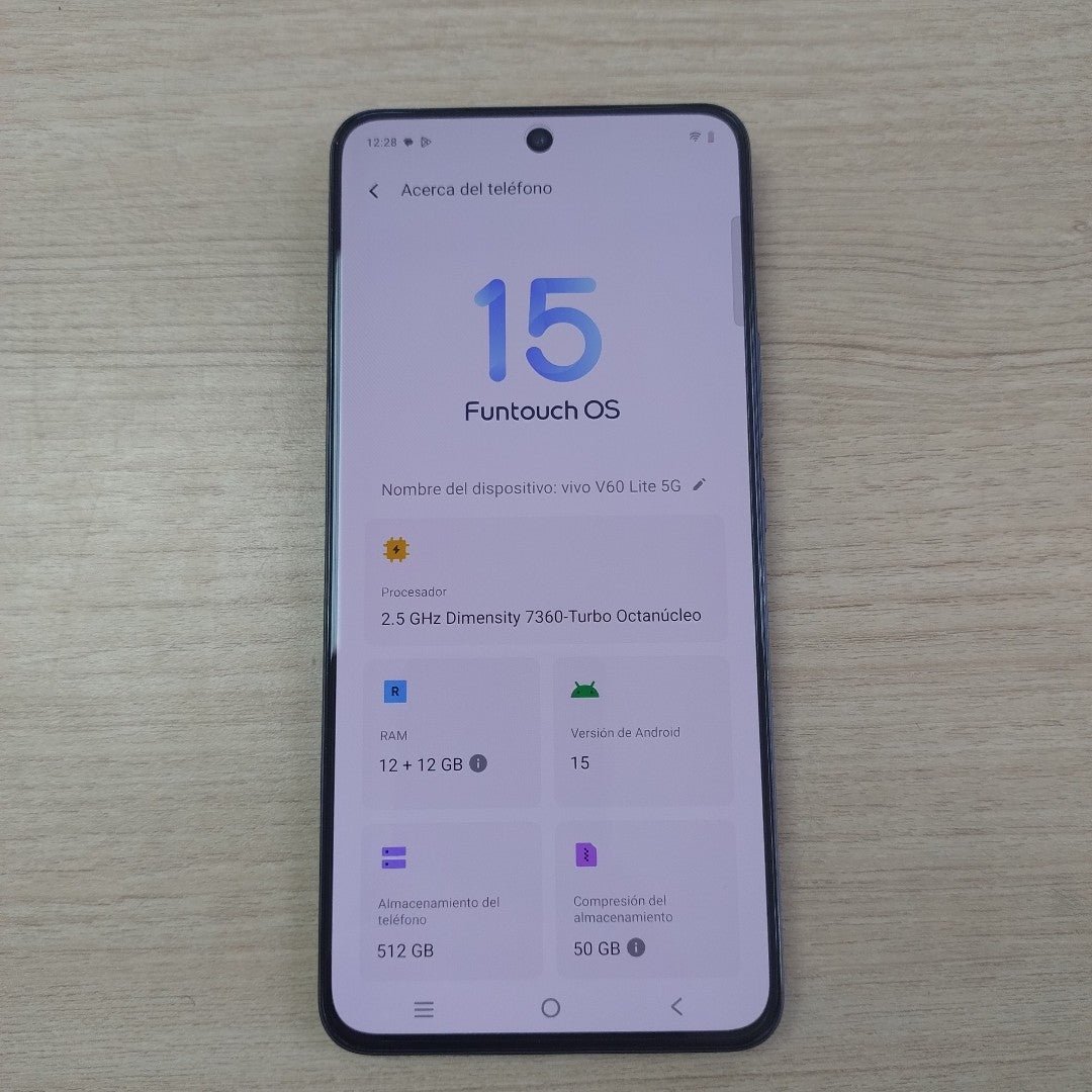 CELULAR VIVO V60 LITE 5G V2529 (2025) 512 GB 12 GB RAM (SEMINUEVO)