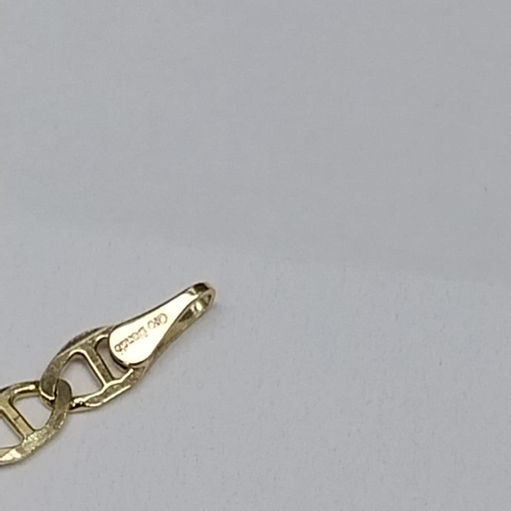 PULSERAS TEJIDO MARINERA ORO 14K 18 CM 2.8 GR (NUEVO)