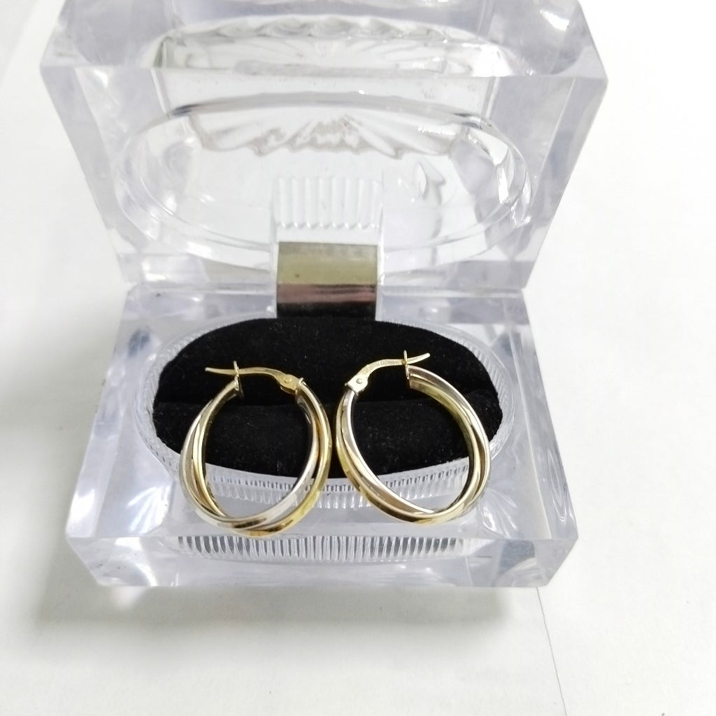 ARRACADAS PAR ORO 14 K 1.9 GRMS (SEMINUEVO)