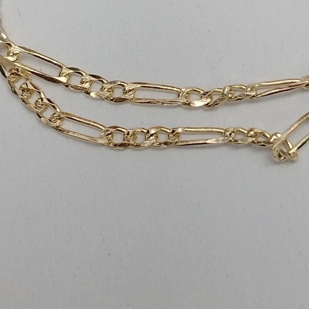 CADENAS 3X1 ORO 14K 55 CM 3.7 GR (NUEVO)