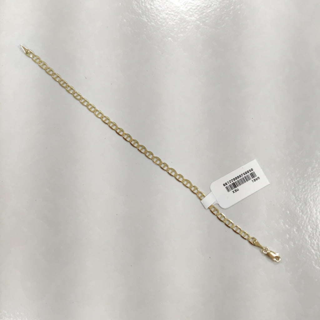 PULSERAS TEJIDO MARINERA ORO 14K 16 CM 2.9 GR (NUEVO)