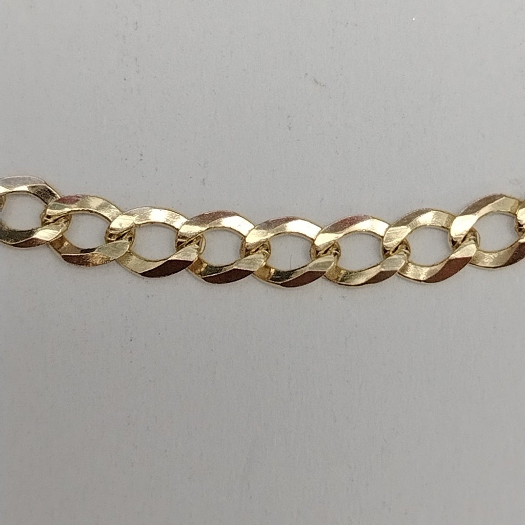 PULSERAS TEJIDO BARBADA ORO 10K 18 CM 3.2 GR (NUEVO)