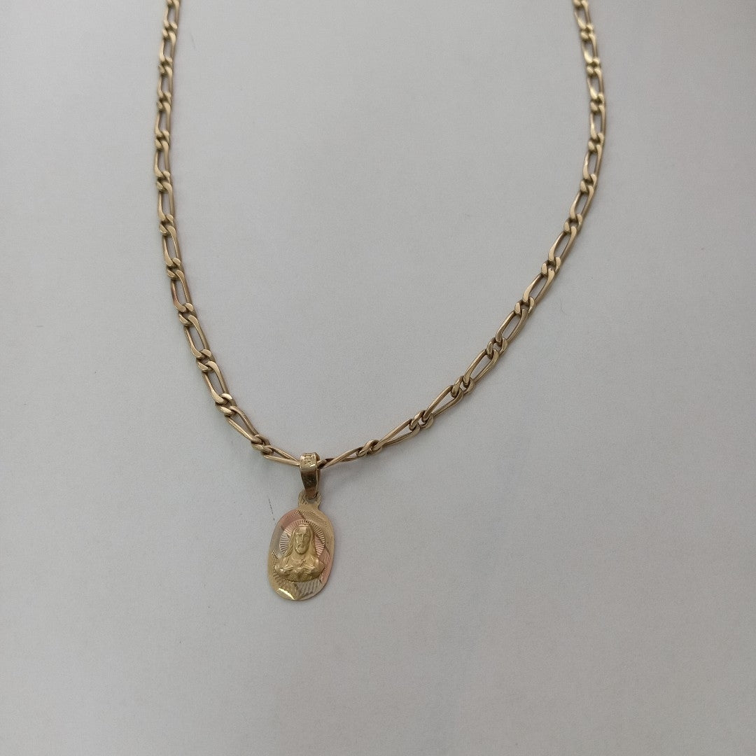 CADENA, DIJE ORO 10 K 13.5 GRMS (SEMINUEVO)