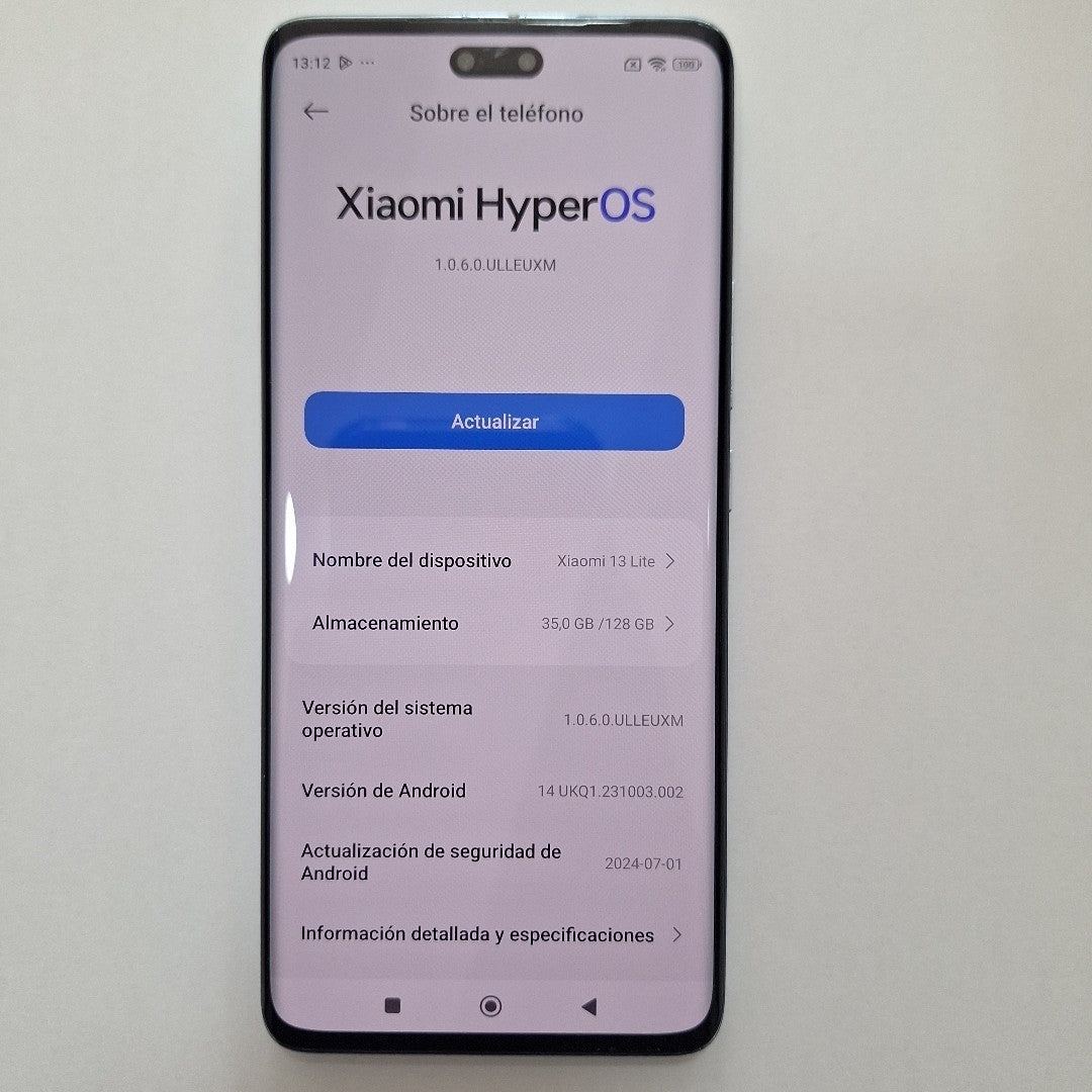 CELULAR XIAOMI 13 LITE 2210129SG (2023) 128 GB 8 GB RAM