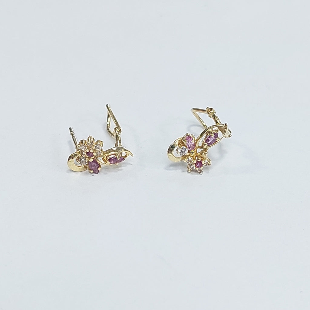 ARETES PAR ORO 14 K 2.8 GRMS (SEMINUEVO)