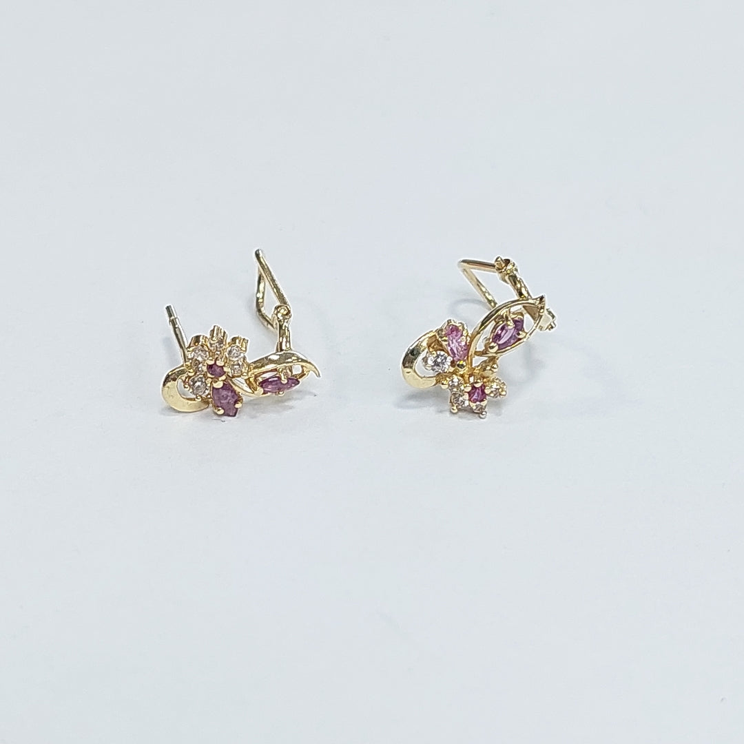 ARETES PAR ORO 14 K 2.8 GRMS (SEMINUEVO)
