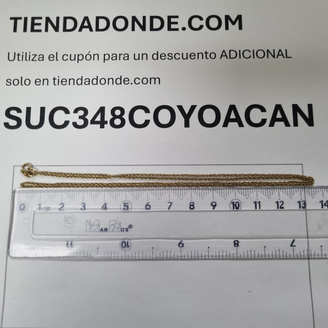 CADENA ORO 14 K 2 GRMS (SEMINUEVO)