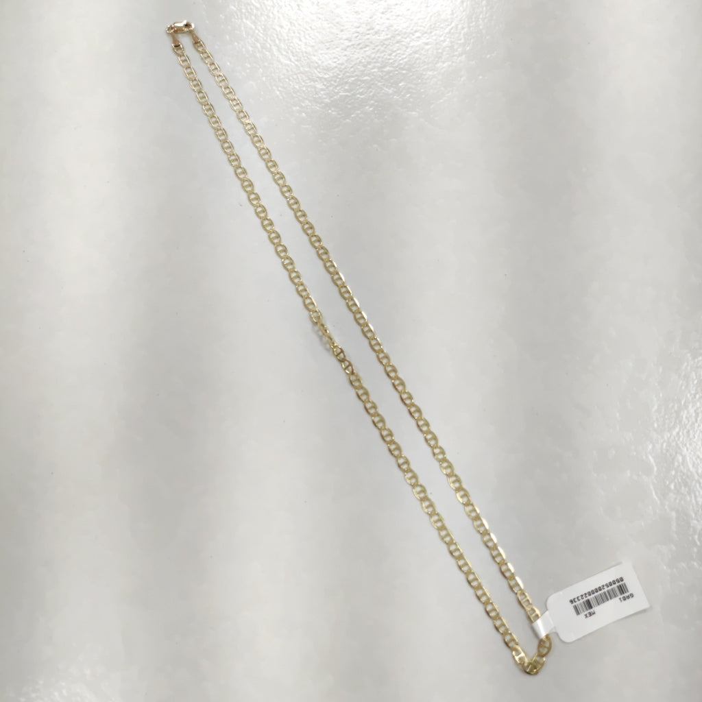 CADENAS TEJIDO MARINERA ORO 14K 50 CM 7.6 GR (NUEVO)