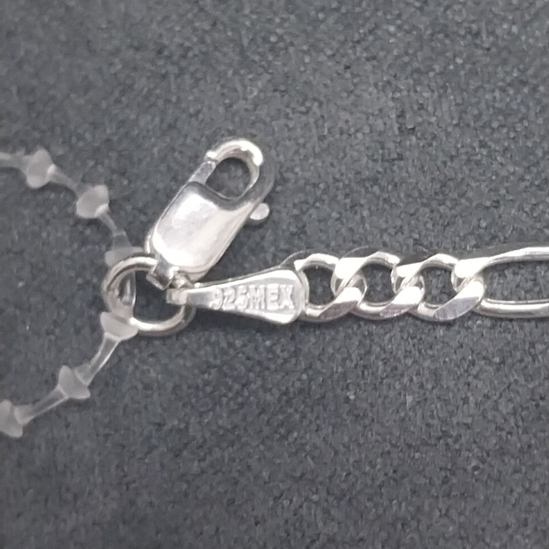 PULSERA TEJIDO 3X1 PLATA .925 18 CM 2.8 GR (NUEVO)
