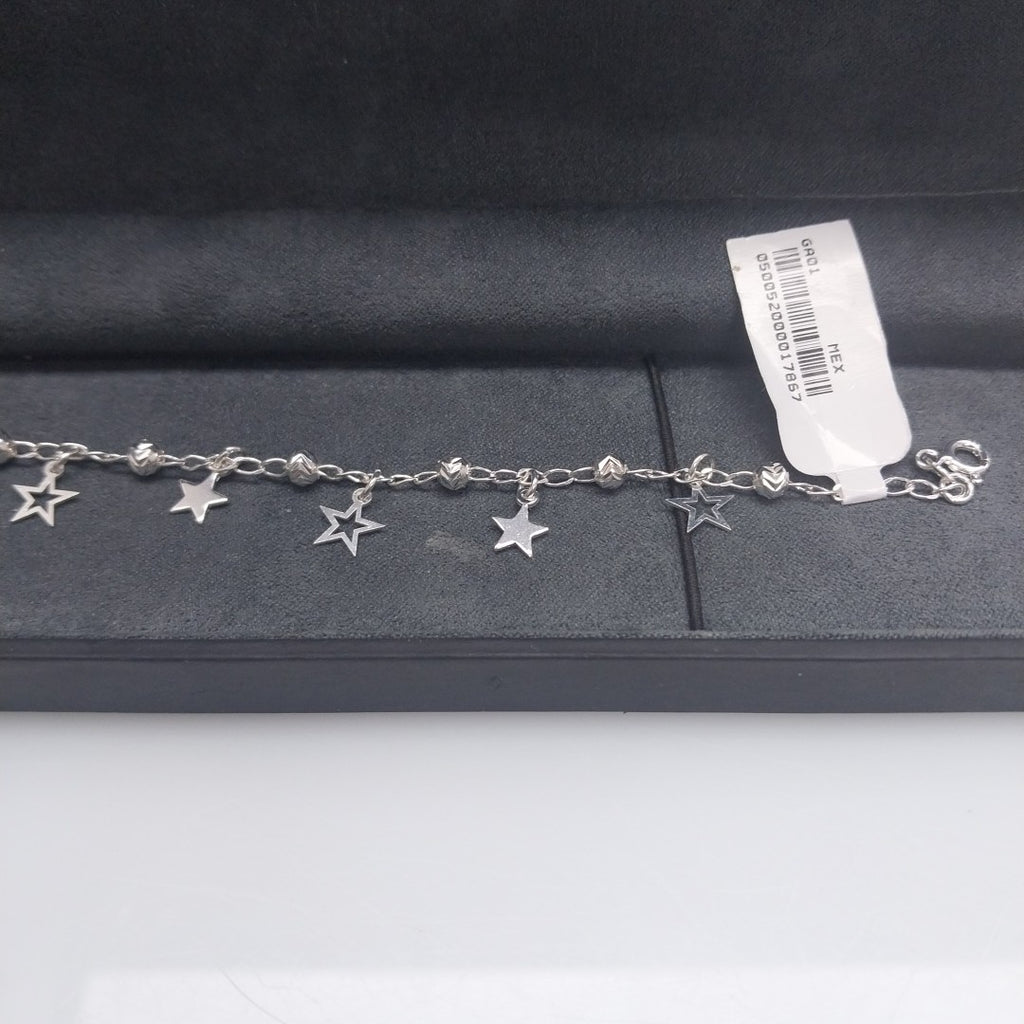 PULSERA TEJIDO ESPECIAL PLATA .925 18 CM 3.1 GR (NUEVO)