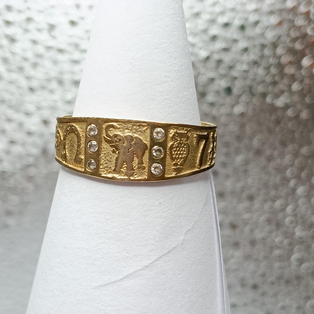 ANILLO ORO 10 K 3.7 GRMS (SEMINUEVO)