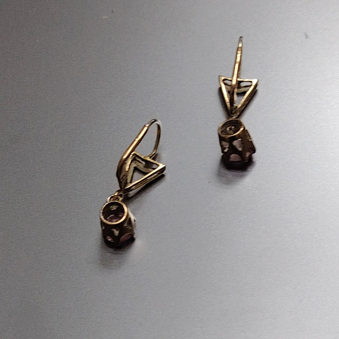 ARETES PAR ORO 14 K 2,80 GRMS (SEMINUEVO)