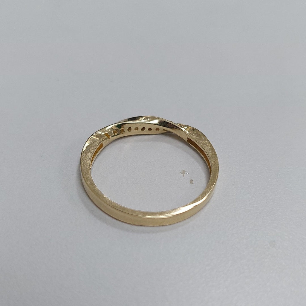 ANILLOS C/CIRCONIA ORO 10K TALLA 8 1.8 GR (NUEVO)