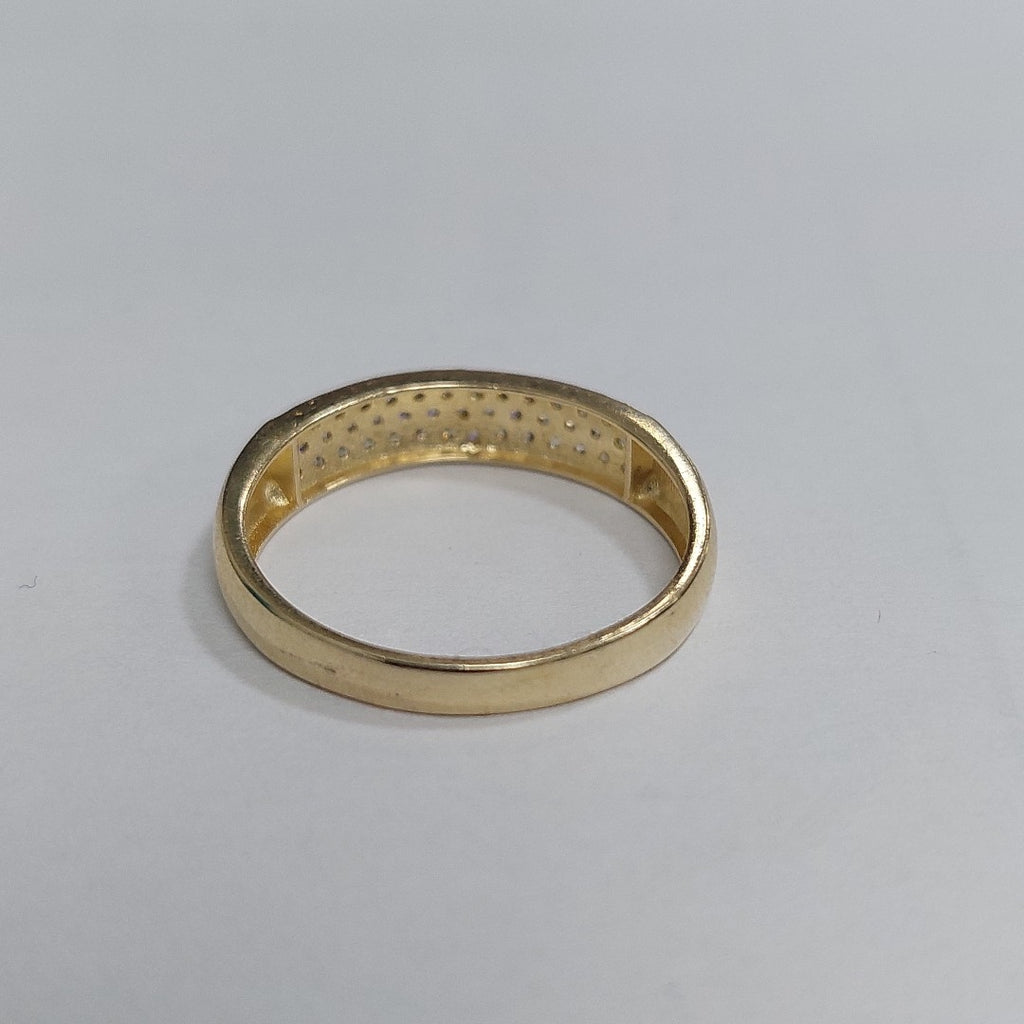 ANILLOS C/CIRCONIA ORO 10K TALLA 9 2.2 GR (NUEVO)
