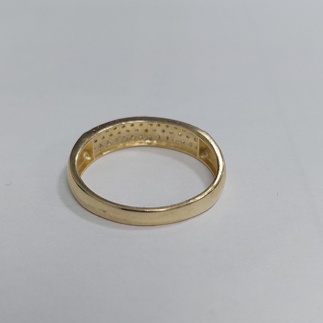 ANILLOS C/CIRCONIA ORO 10K TALLA 9 2.2 GR (NUEVO)