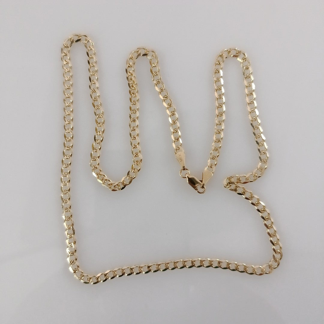 CADENAS BARBADA ORO 14K 55 CM 13.1 GR (NUEVO)