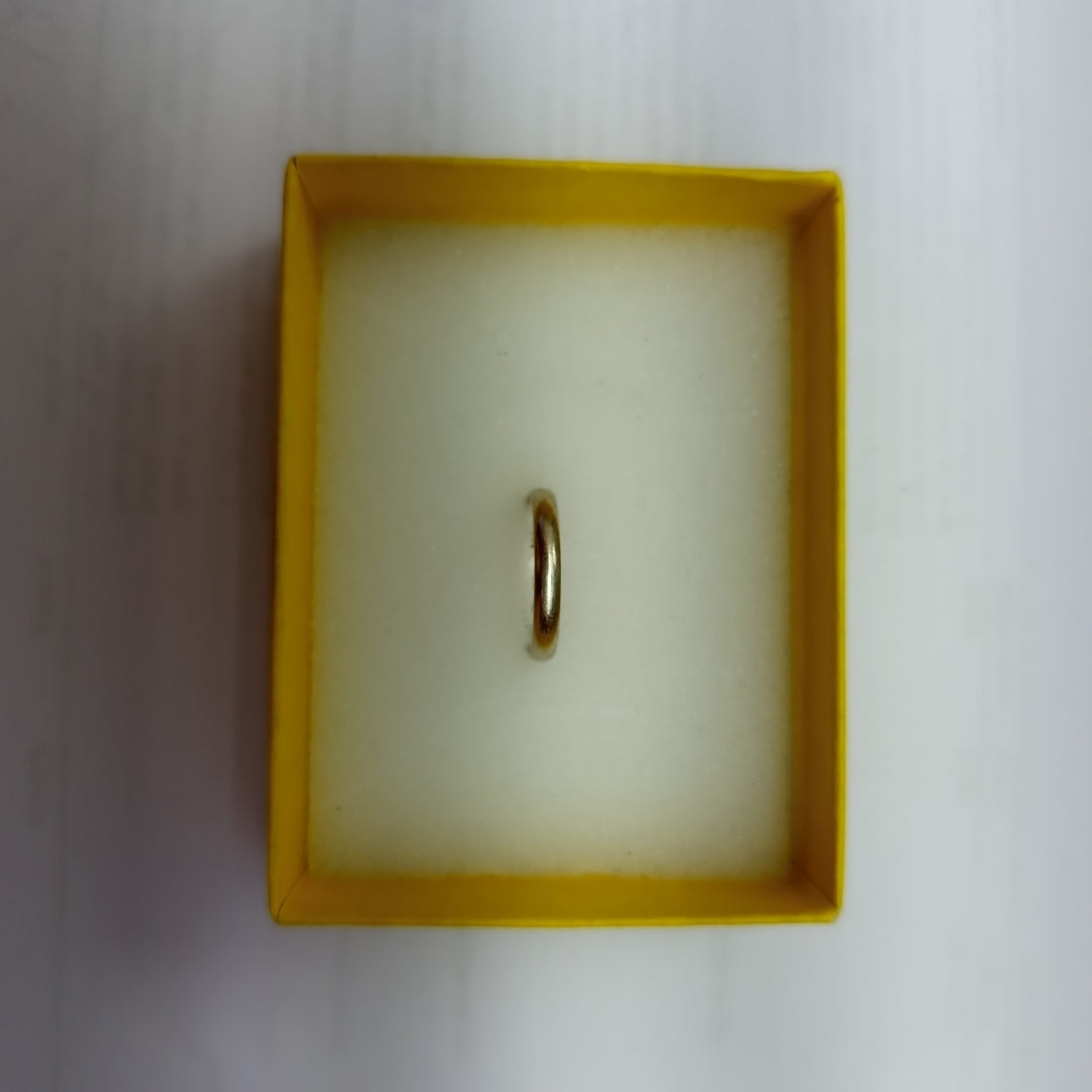 ARGOLLA ORO BLANCO 10 K 1.7 GRMS (SEMINUEVO)