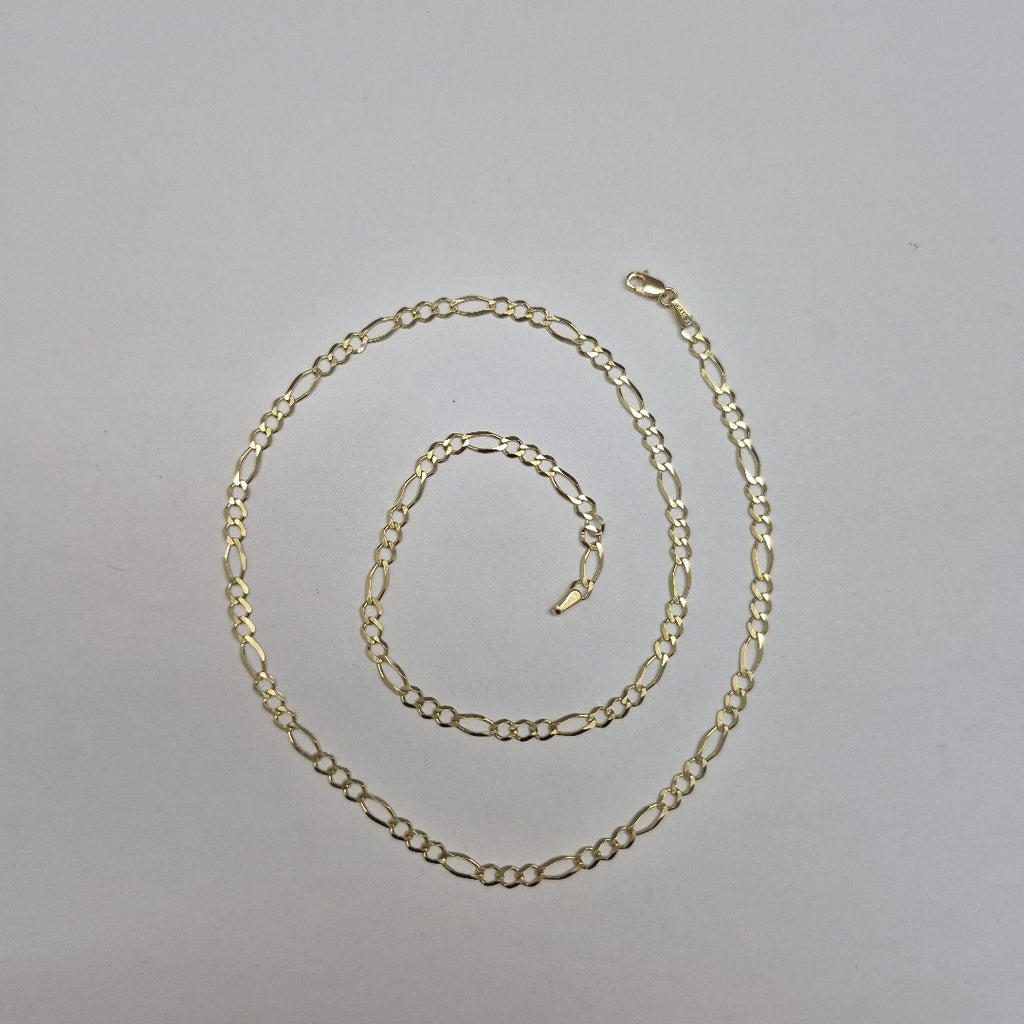 CADENAS TEJIDO 3X1 ORO 10K 55 CM 6.3 GR (NUEVO)