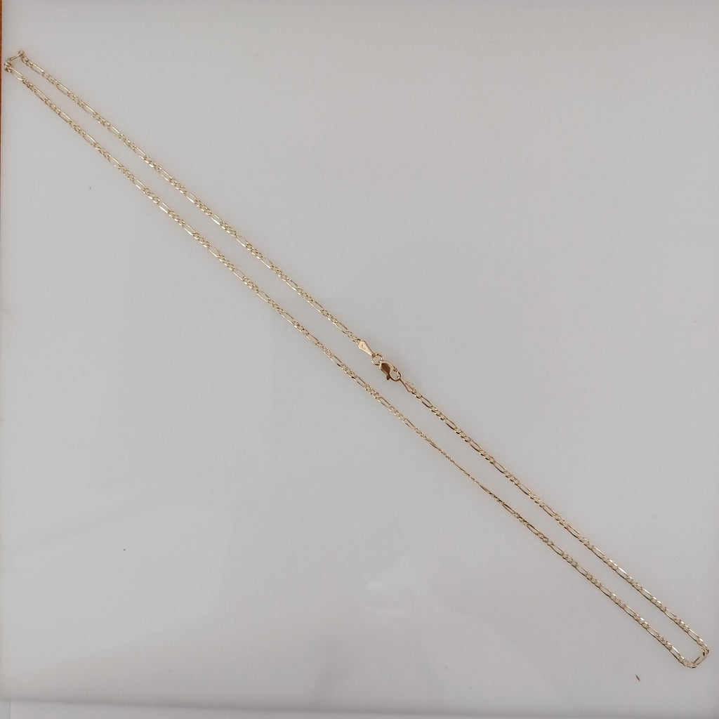 CADENAS 3X1 ORO 14K 55 CM 3.7 GR (NUEVO)