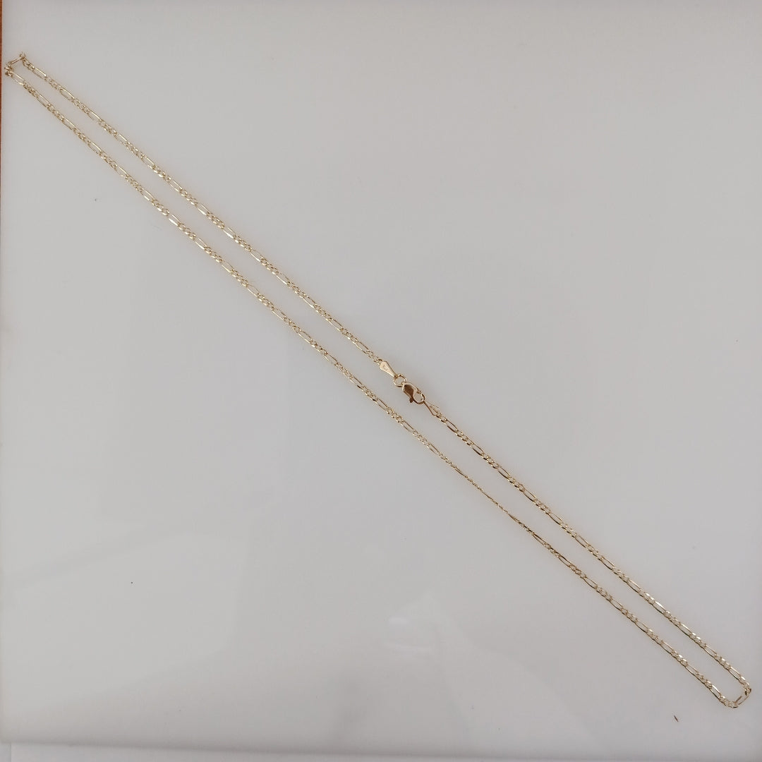 CADENAS 3X1 ORO 14K 55 CM 3.7 GR (NUEVO)
