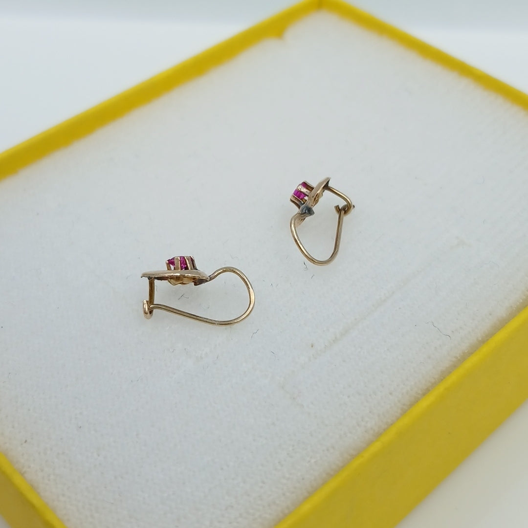ARETES PAR ORO 8 K 0,50 GRMS (SEMINUEVO)