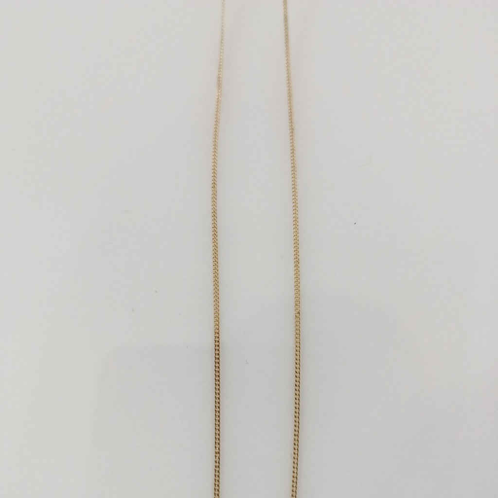 CADENAS TEJIDO BARBADA ORO 10K 55 CM 1.8 GR (NUEVO)