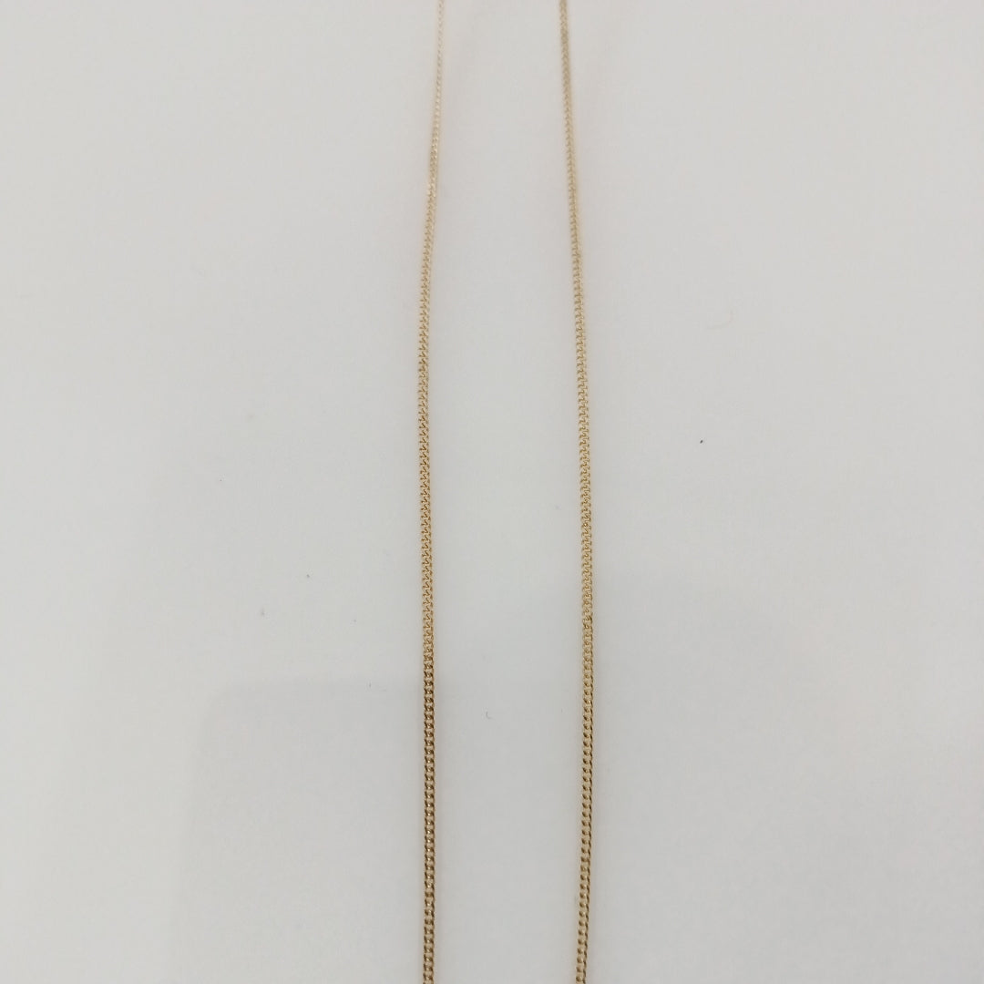 CADENAS TEJIDO BARBADA ORO 10K 55 CM 1.8 GR (NUEVO)