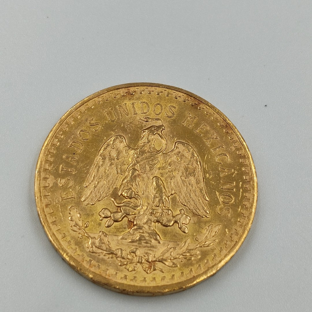 K1 41,60 GRMS 21 K IDENTIFICACIÓN MONEDA NOMINATIVA MONEDAS PESOS 50 PESOS (SEMINUEVO)