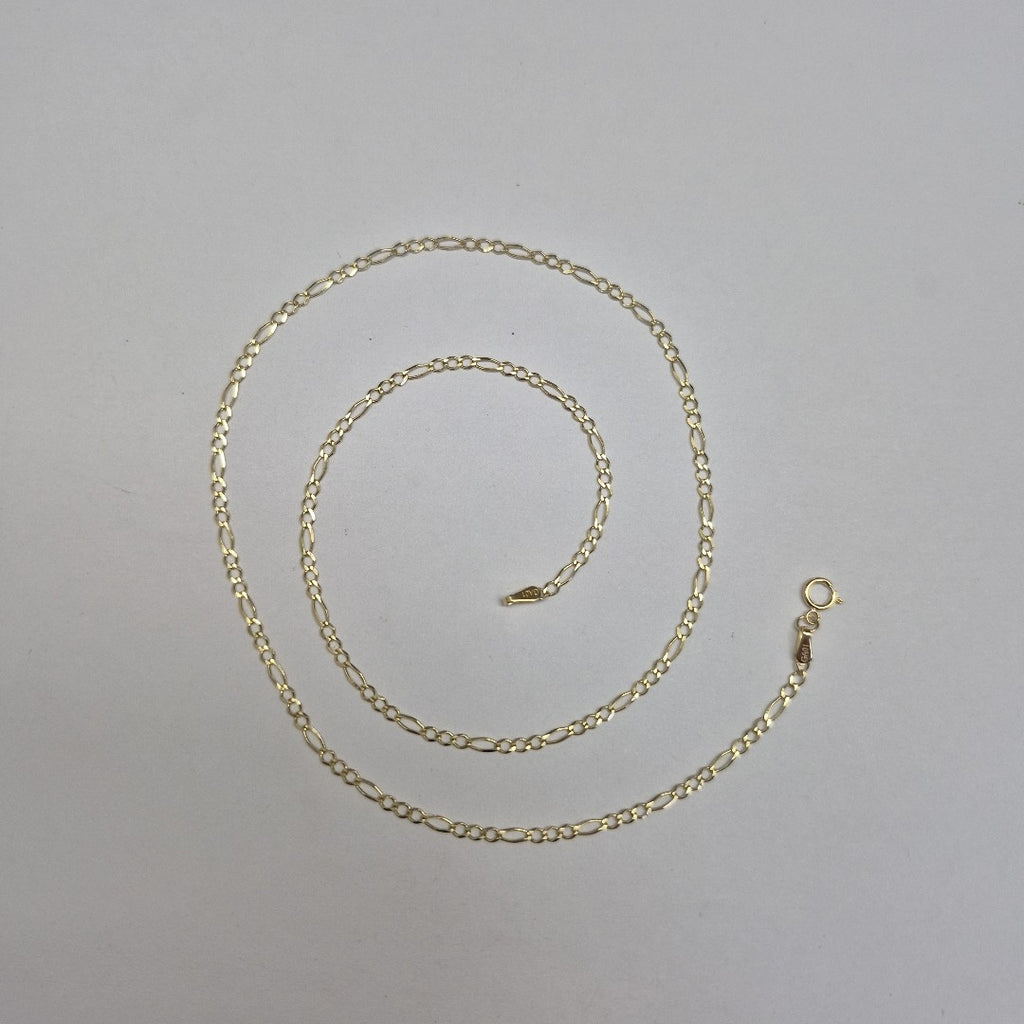 CADENAS TEJIDO 3X1 ORO 10K 50 CM 2.8 GR (NUEVO)