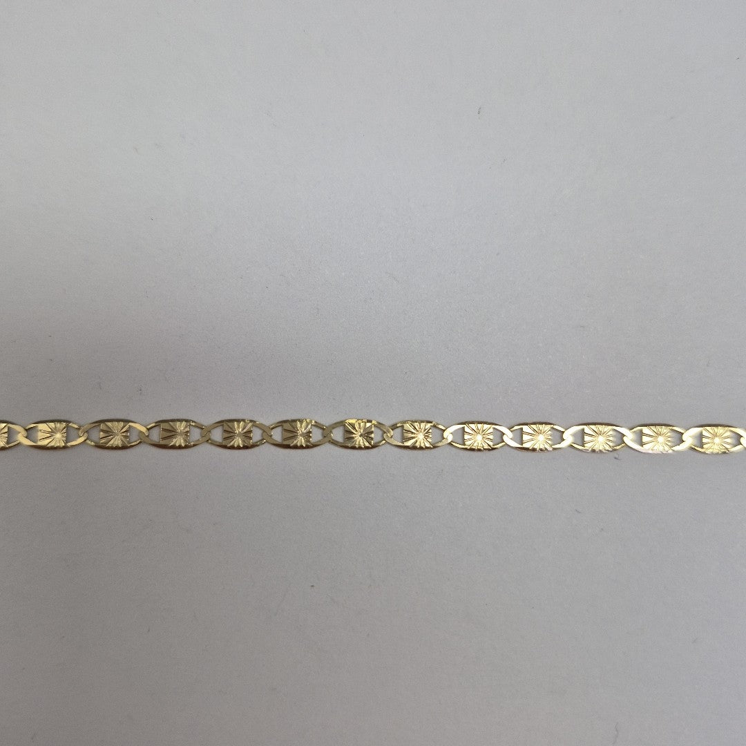 PULSERAS GUCHI ORO 14K 18 CM 2.8 GR (NUEVO)