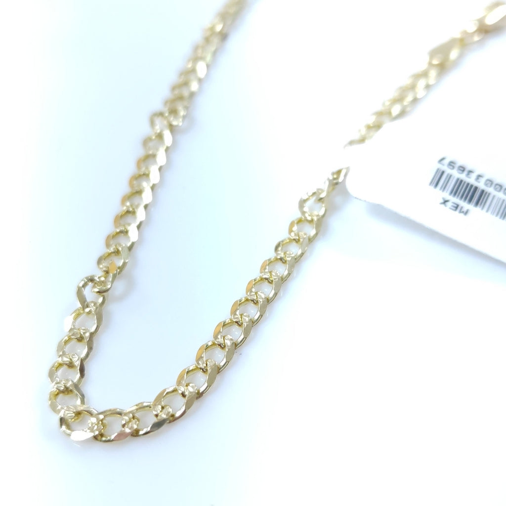 PULSERAS BARBADA ORO 14K 21 CM 5.3 GR (NUEVO)