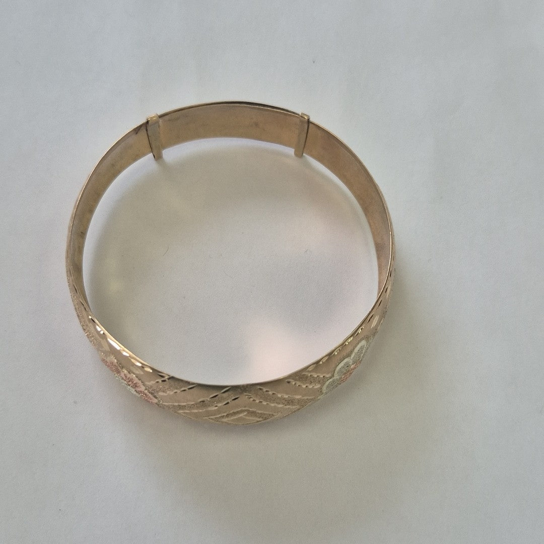 PULSERA RIGIDA ORO 10 K 15.9 GRMS (SEMINUEVO)