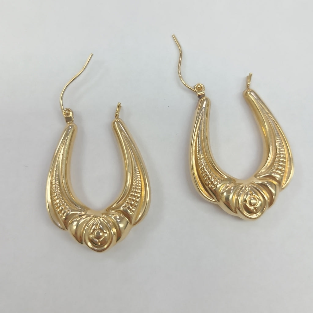 ARRACADAS PAR ORO 14 K 3.7 GRMS (SEMINUEVO)