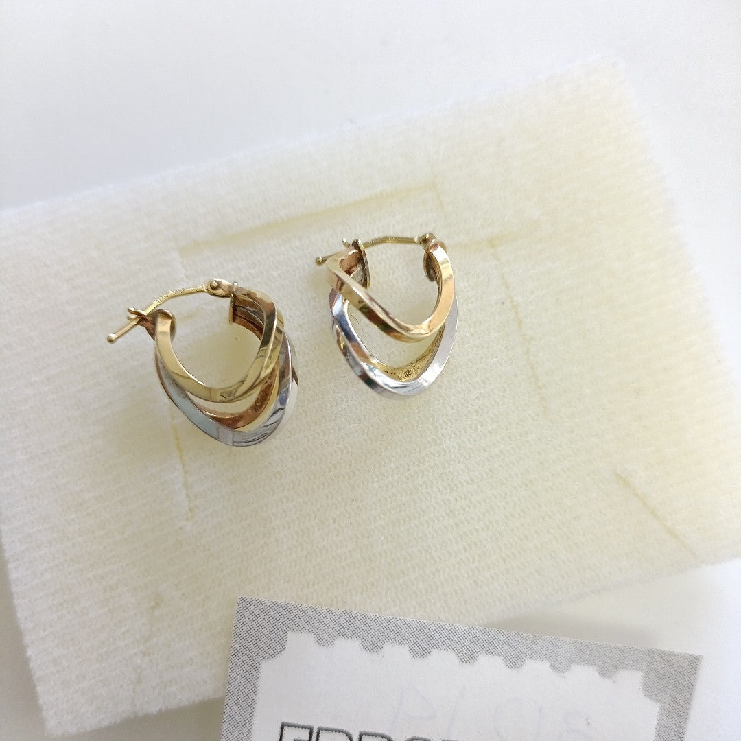 ARETES PAR ORO 10 K 2 GRMS (SEMINUEVO)