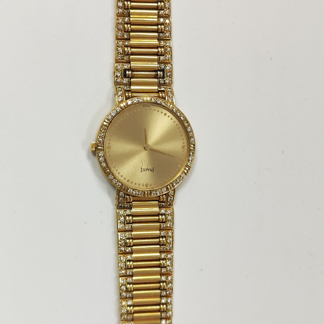 RELOJ CAJA Y PULSO ORO ORO 18 K 83.8 GRMS (SEMINUEVO)