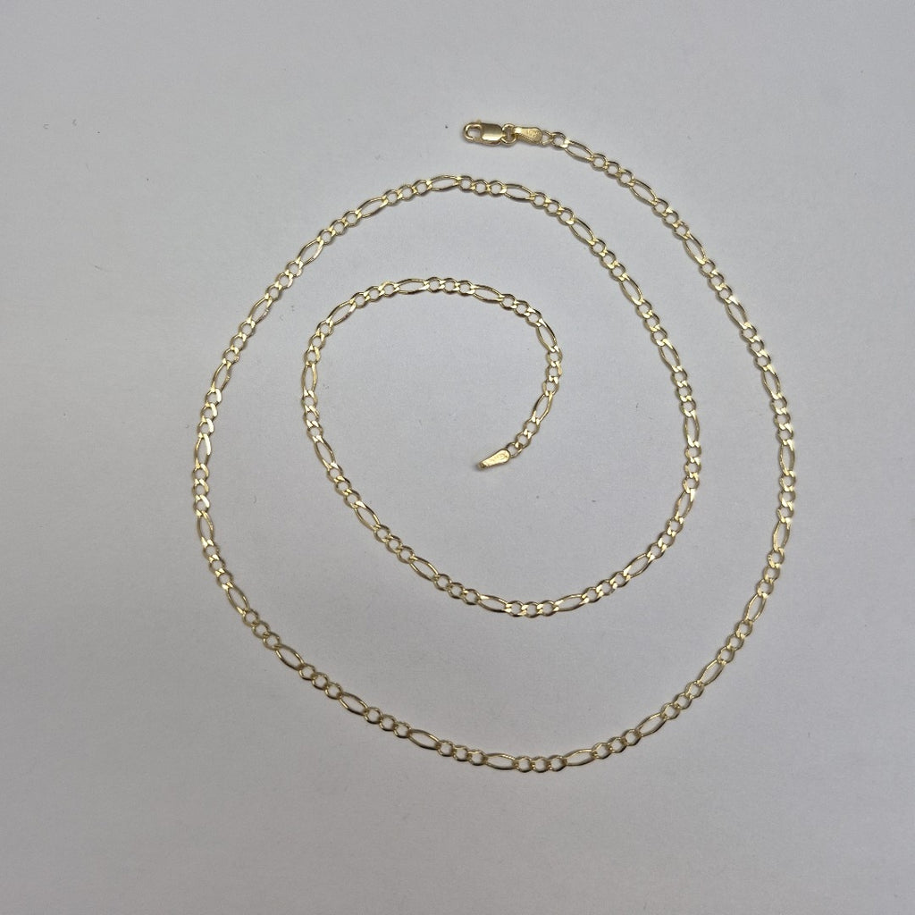 CADENAS TEJIDO 3X1 ORO 10K 60 CM 4.5 GR (NUEVO)