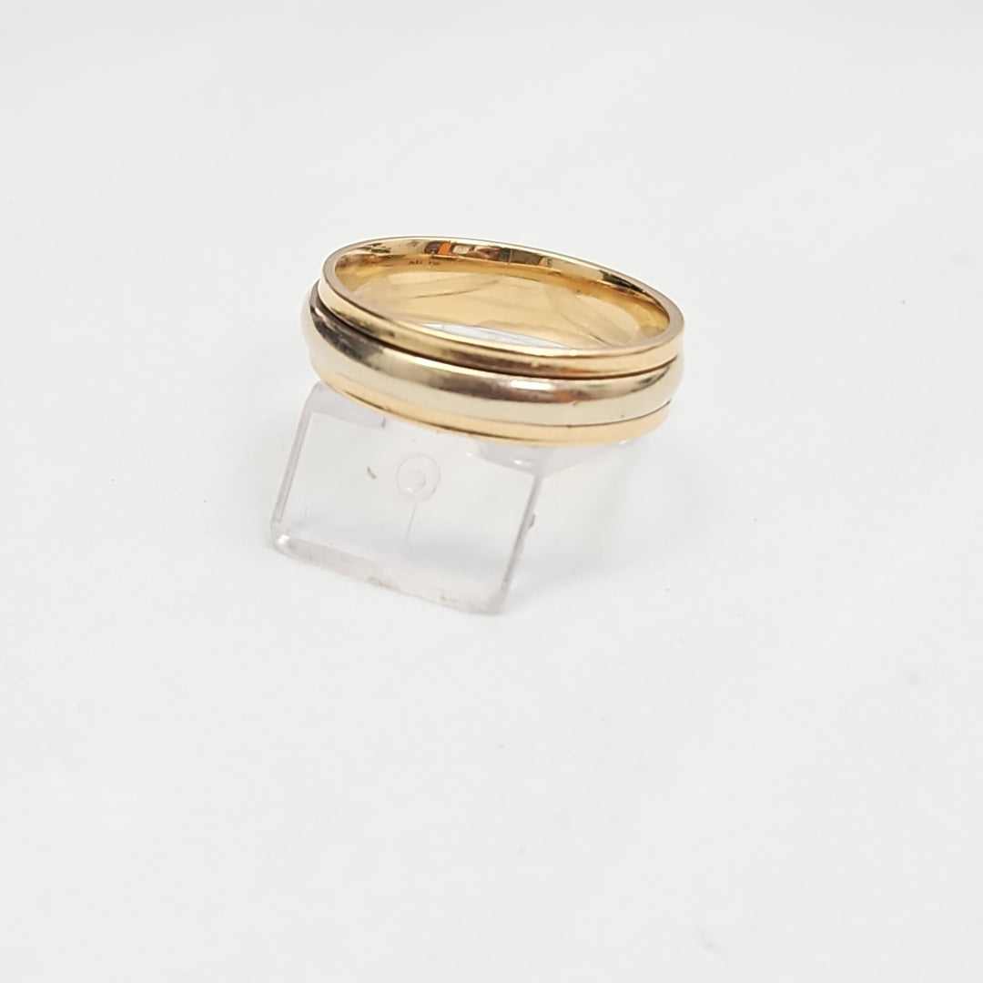 ARGOLLA ORO COMBINADO 14 K 6,50 GRMS (SEMINUEVO)