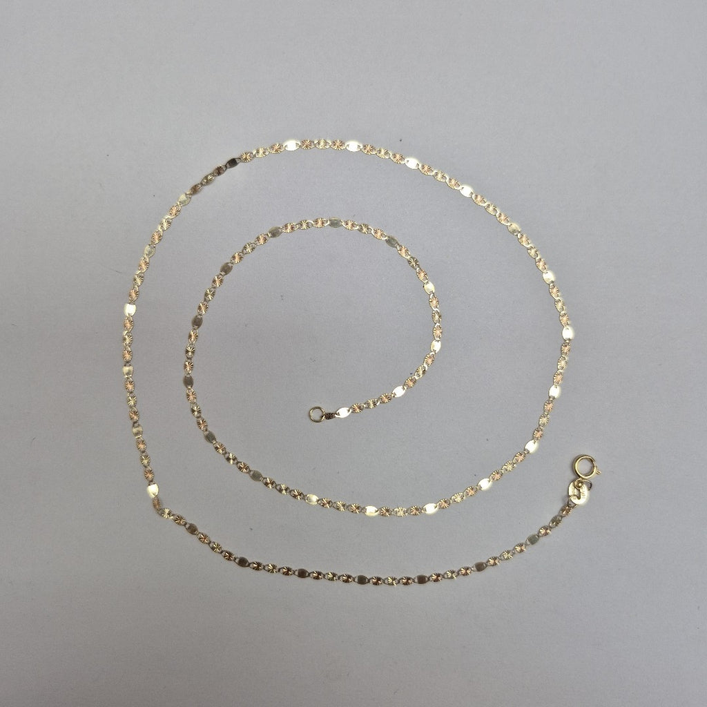 CADENAS TEJIDO GUCHI ORO 10K 55 CM 1.6 GR (NUEVO)