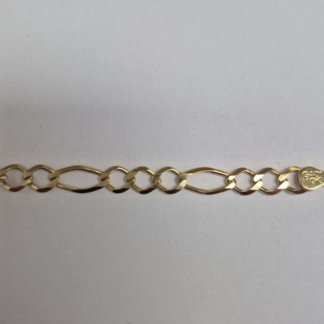 PULSERAS TEJIDO ESCLAVA 3X1 ORO 10K 21 CM 8.4 GR (NUEVO)