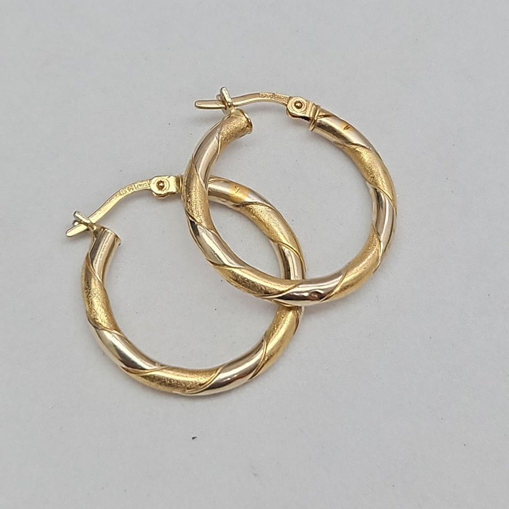 ARRACADAS PAR ORO 14 K 3,60 GRMS (SEMINUEVO)
