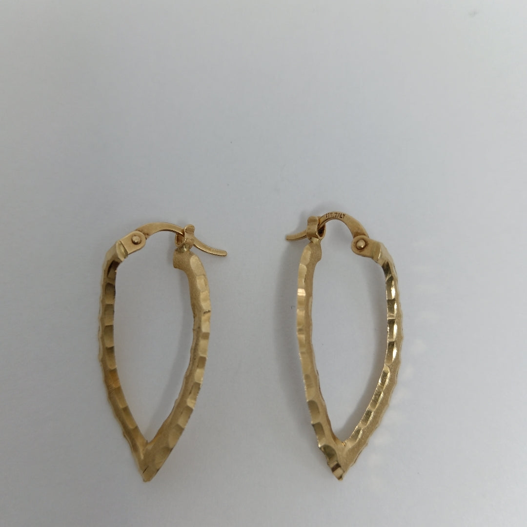 ARETES PAR ORO 14 K 2.4 GRMS (SEMINUEVO)